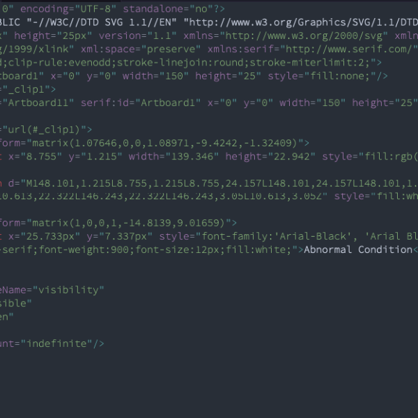 Flashing SVG Animation